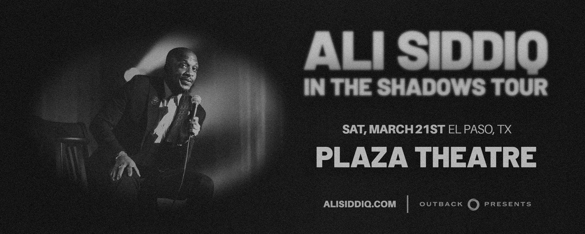 Ali Siddiq: In The Shadows Tour