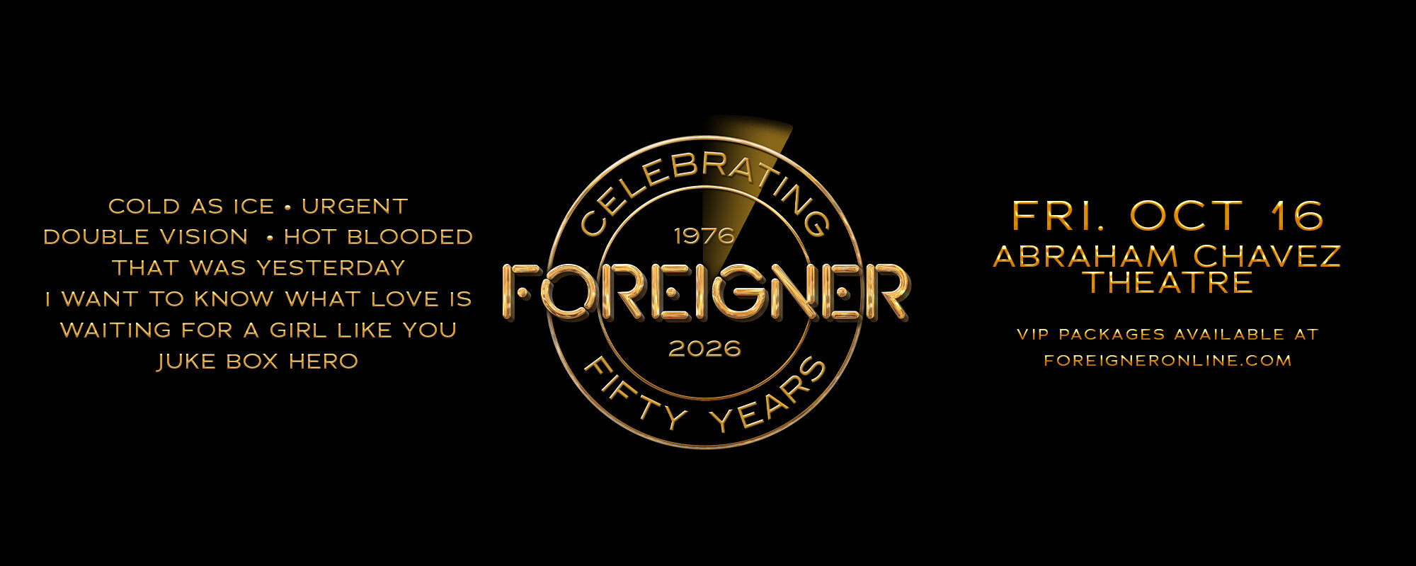 Foreigner: Celebrating Fifty Years
